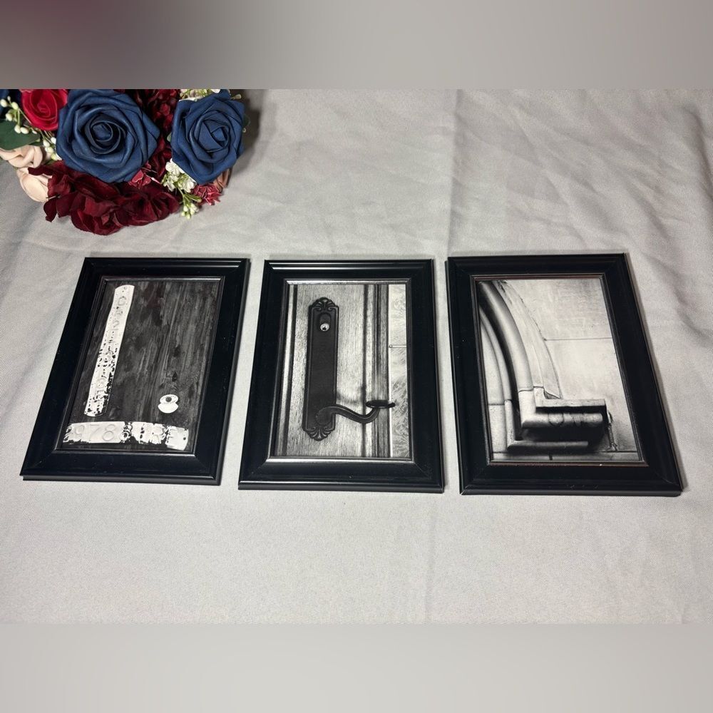 3 New Set of 3 “L”Monogram Initial Wall - Table Home Decor 4” x 6”